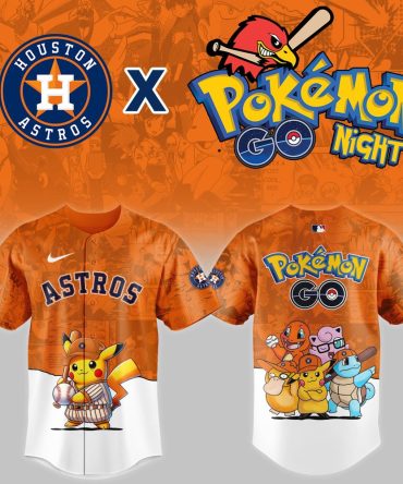 Houston Astros X Pokémon Go Night Jersey - Limited Edition Fan Gear