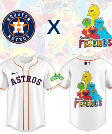 Houston Astros X Sesame Street Friends Jersey - Limited Edition Mlb Fan Gear