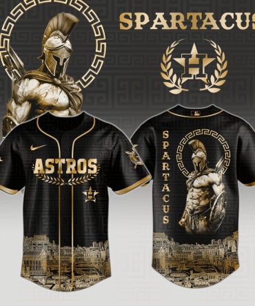 Astros Spartacus Gladiator Jersey – Bold Design For Fans, Limited Edition!