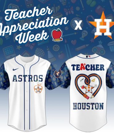 Celebrate Teacher Appreciation With Astros X Houston Custom Jersey - Limited Edition!