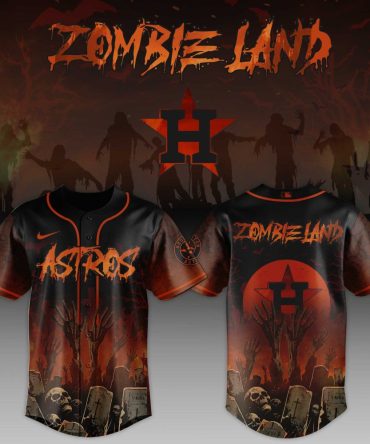 Astros Zombie Land Jersey - Limited Edition Halloween Baseball Shirt - Unleash The Undead Style!