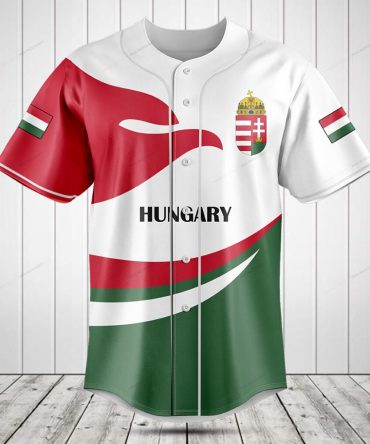 Hungary Flag Baseball Jersey – Stylish National Pride Sportswear Top
