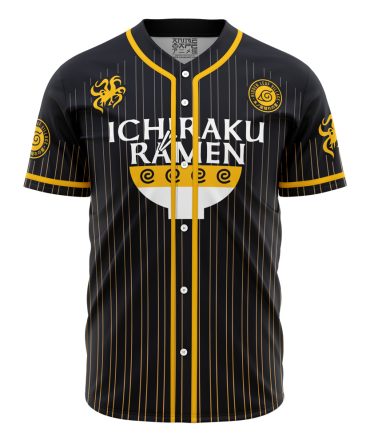 Ichiraku Ramen Baseball Jersey - Anime-Inspired Casual Wear For Fans