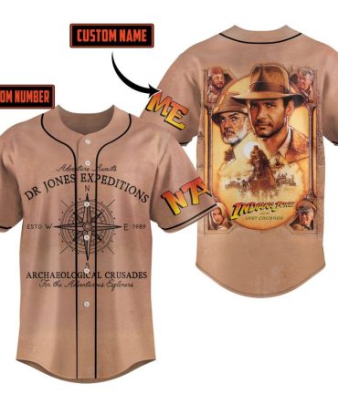 Custom Indiana Jones Baseball Jersey – Personalize Your Adventure Gear!