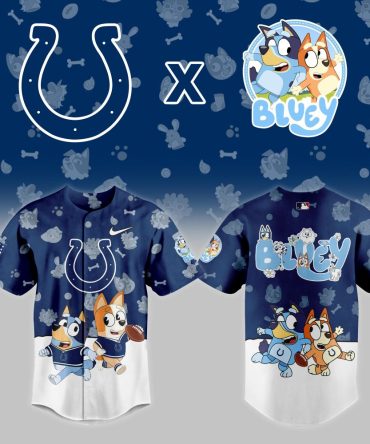 Official Bluey X Colts Jersey – Limited Edition Nfl Kids Shirt For Fans