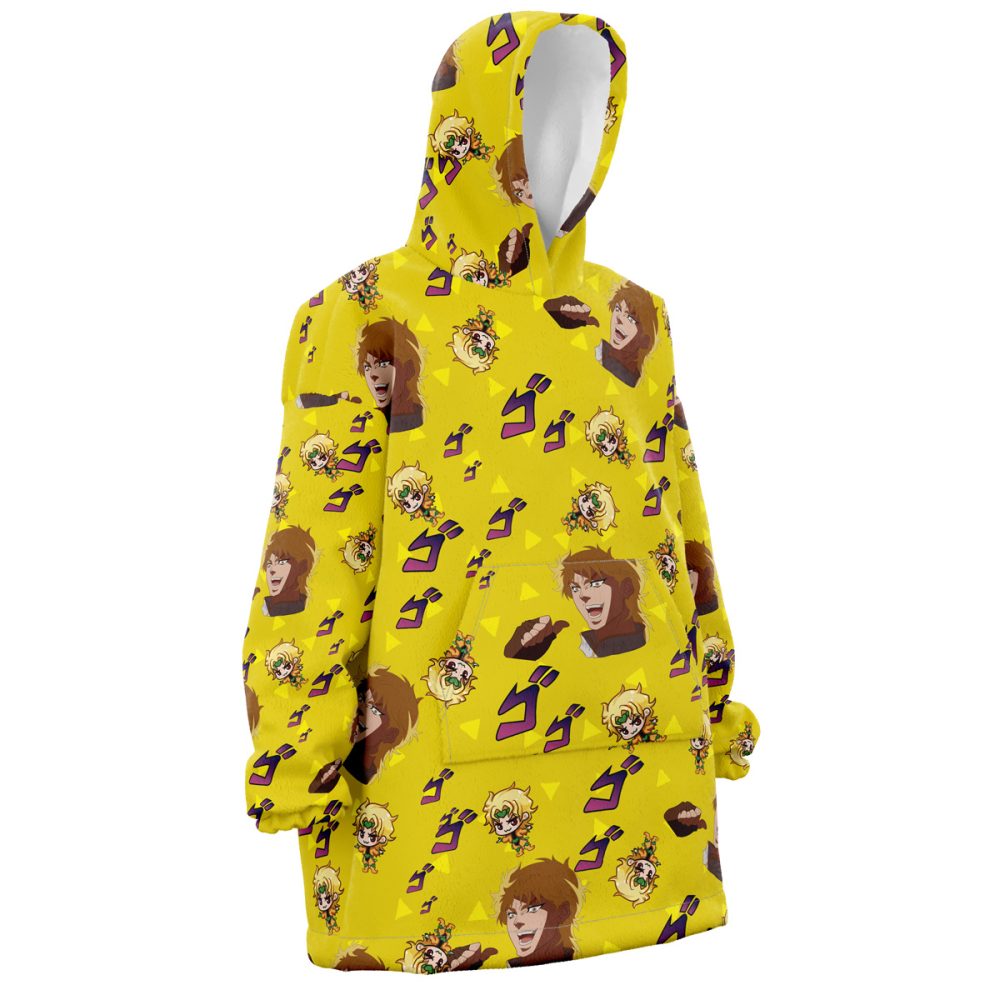 It Was I Dio Pattern Jojo'S Bizarre Adventure Hooded Blanket Hoodie - Image 3