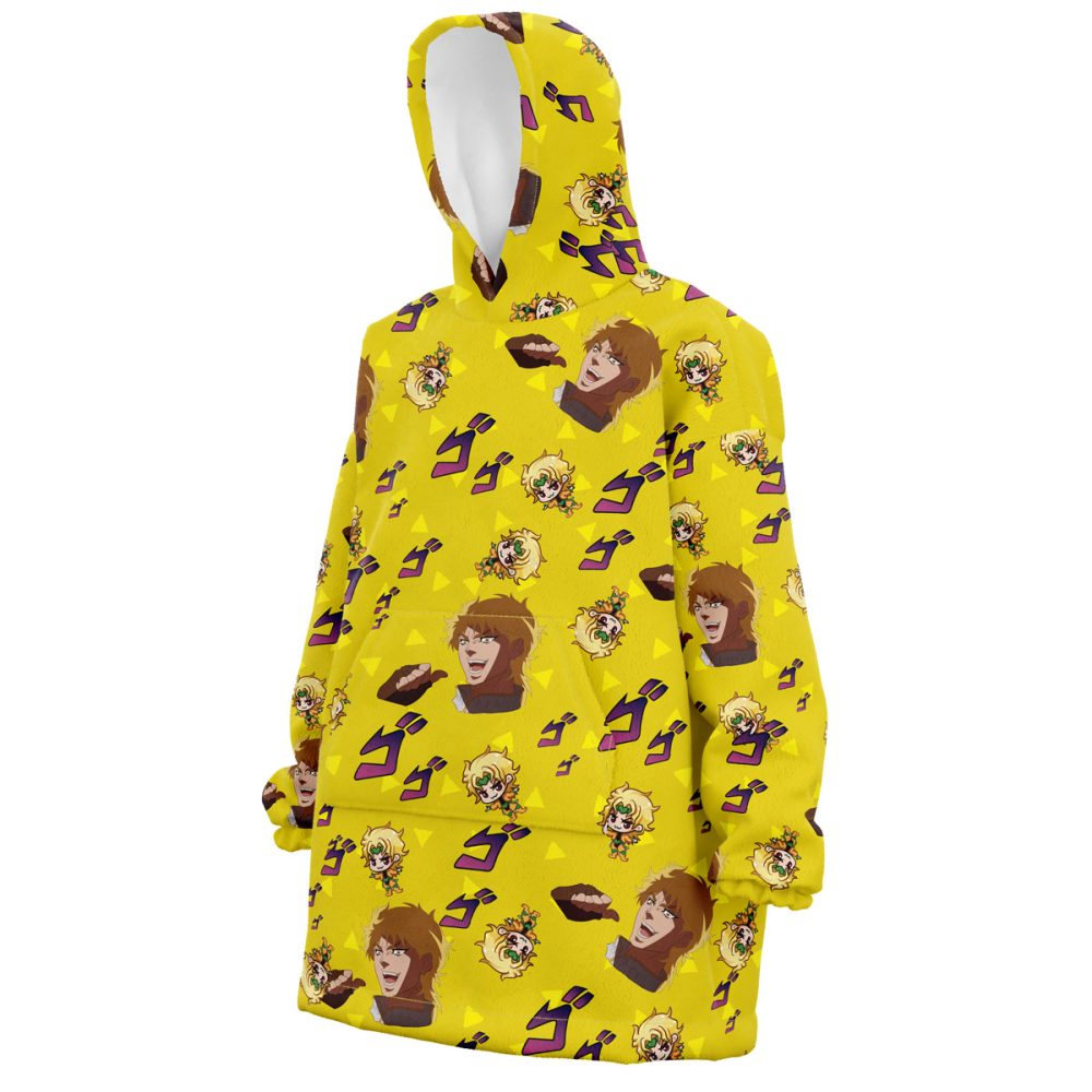 It Was I Dio Pattern Jojo'S Bizarre Adventure Hooded Blanket Hoodie - Image 2