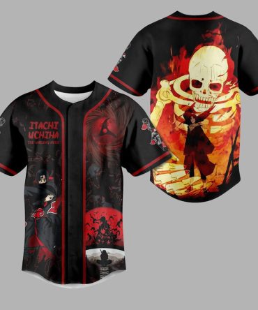 Anime Samurai Baseball Jersey – Unique Graphic Tee For Fans, Unisex Design