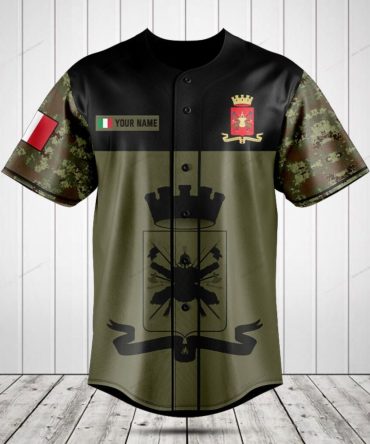 Customizable Camouflage Baseball Jersey With Military Crest - Personalize Your Style Today!