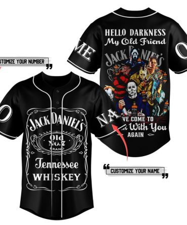 Custom Jack Daniel'S Baseball Jersey – Unique Design, Personalize Name & Number