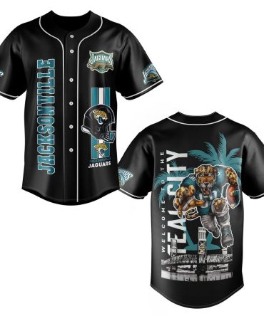 Jacksonville Jaguars Baseball Jersey - Bold Black Fan Apparel With Logo & Graphics