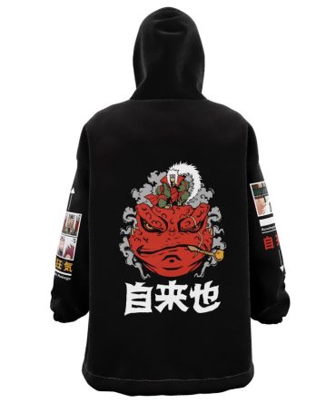 Jiraiya Toad Sage Shippuden Hooded Blanket Hoodie