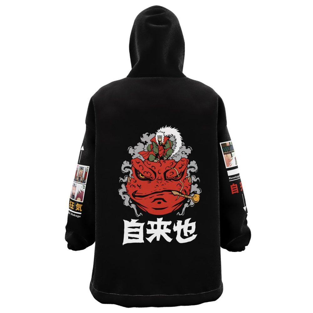 Jiraiya Toad Sage Shippuden Hooded Blanket Hoodie