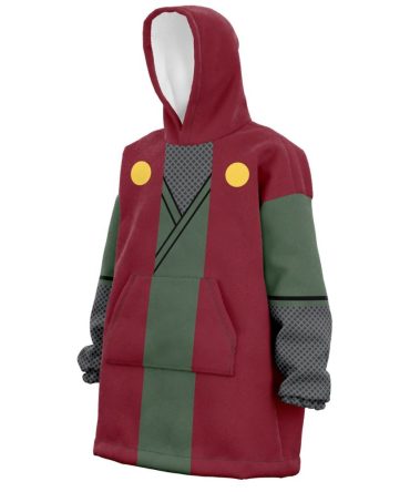 Jiraiya Uniform Shippuden Hooded Blanket Hoodie