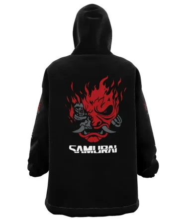 Johnny Silverhand Jacket Cyberpunk 2077 Hooded Blanket Hoodie