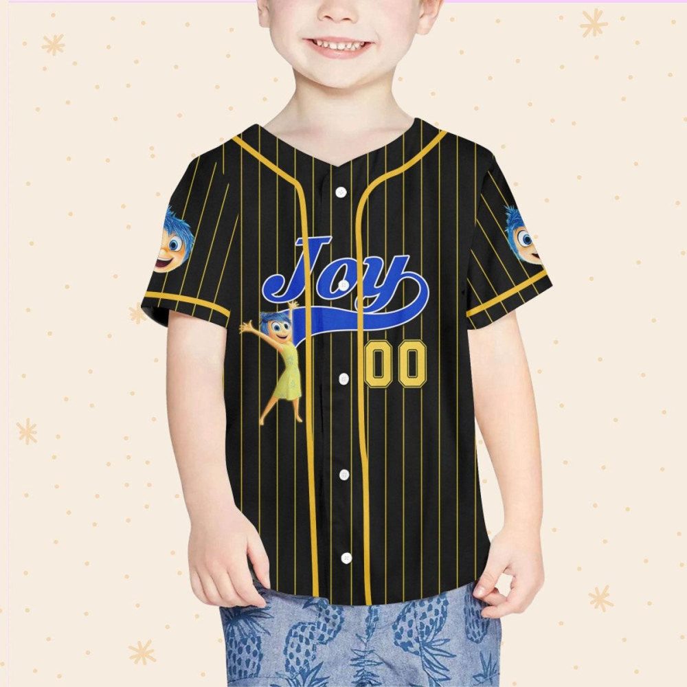 Custom Joy Baseball Jersey For Kids/Adults – Add Your Name! Perfect Gift! - Image 5