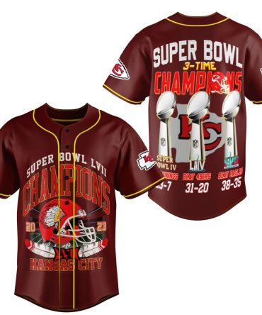 Limited Edition Kansas City Super Bowl Champions Jersey - Celebrate 3-Time Victory!