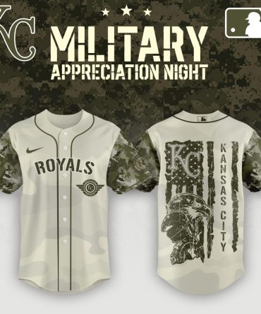 Kc Royals Military Appreciation Jersey - Limited Edition Camo Baseball Shirt