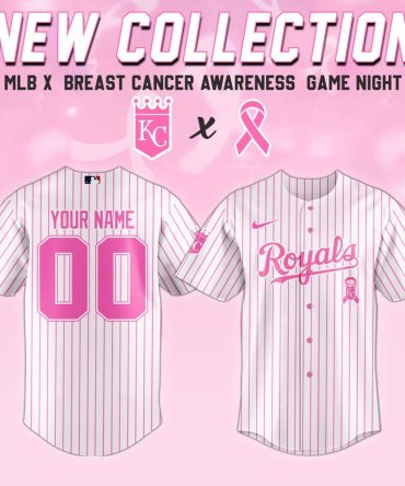 Limited Edition Royals Jersey - Breast Cancer Awareness, Personalize Yours!