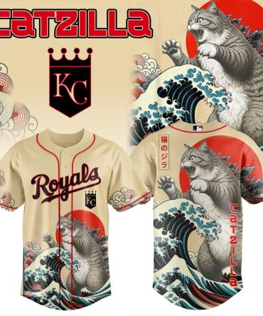 Epic Catzilla Baseball Jersey - Unleash Your Inner Feline Beast With Style!