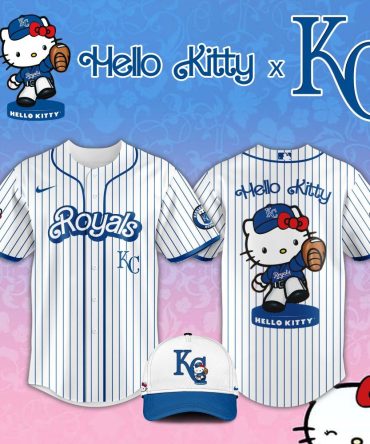 Hello Kitty X Kc Royals Baseball Jersey – Limited Edition Fan Gear
