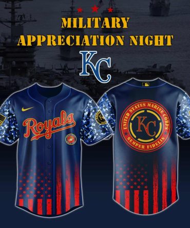 Kc Royals Military Appreciation Jersey - Honor & Style With Usmc Tribute