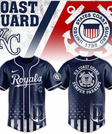 Us Coast Guard Royals Jersey - Navy Blue Baseball Shirt With Anchor Design