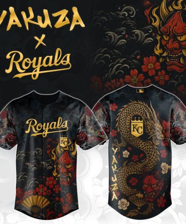 Yakuza X Royals Limited Edition Baseball Jersey - Bold Dragon & Oni Design
