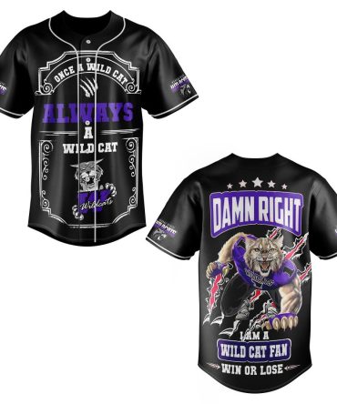 Wildcat Pride Baseball Jersey - Bold Fan Apparel For Game Day Enthusiasts