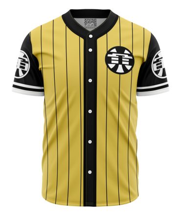 Stylish Yellow Striped Baseball Jersey – Anime-Inspired Design, Unisex, Comfortable Fit