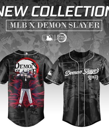 Demon Slayer X Mlb Jersey - Exclusive New Collection For Anime Fans