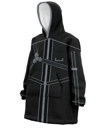 Kirito Sword Art Online Hooded Blanket Hoodie