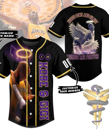Custom Kobe & Gigi Tribute Jersey – Personalize Name & Number, Iconic Design