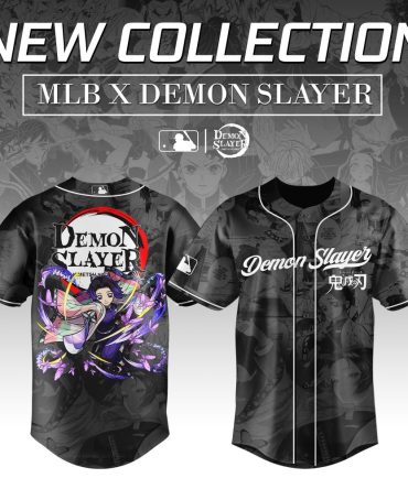 Limited Edition Mlb X Demon Slayer Jersey - New Collection Anime Style Top