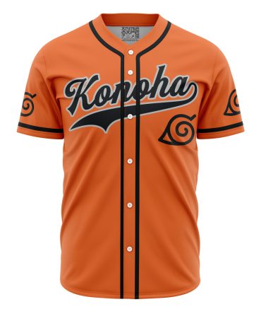 Anime-Inspired Orange Konoha Baseball Jersey – Stylish & Comfortable Fan Gear