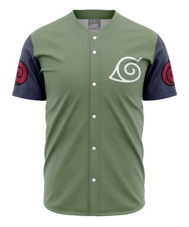 Anime-Inspired Green & Black Baseball Jersey – Stylish Streetwear For Fans