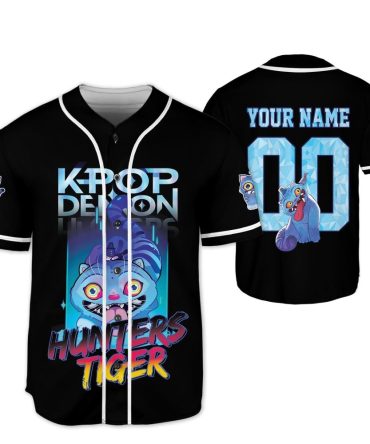 Custom K-Pop Demon Hunters Tiger Jersey – Personalized Name & Number