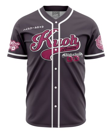 Anime-Inspired Kuoh Academy Baseball Jersey – Stylish High School Dxd Fan Gear
