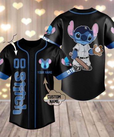Custom Stitch Baseball Jersey - Personalized Name, Fun & Stylish Sportswear Gift