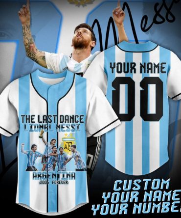 Custom Argentina Soccer Jersey - Personalize With Your Name & Number - Tribute To Iconic Player