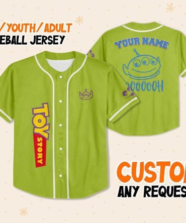 Custom Toy Story Baseball Jersey - Kids/Youth/Adult - Personalize Your Name!