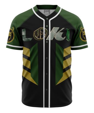 Unisex Green & Black Graphic Baseball Jersey - Stylish & Comfortable Sportswear