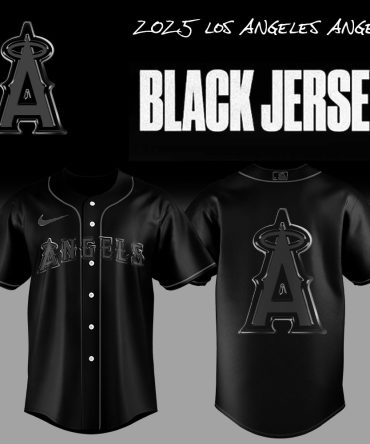 2025 Los Angeles Angels Black Jersey - Limited Edition Baseball Apparel