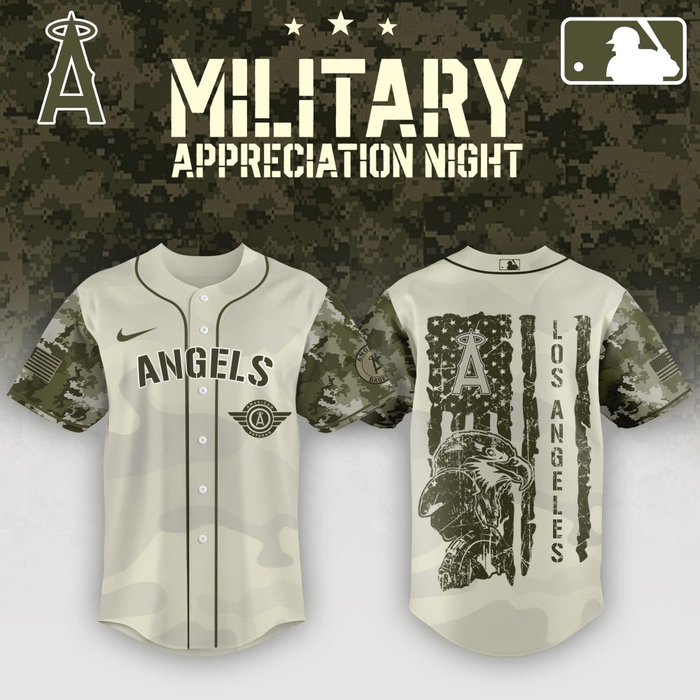 Limited Edition Angels Camo Jersey - Military Appreciation Night - Authentic Mlb Gear