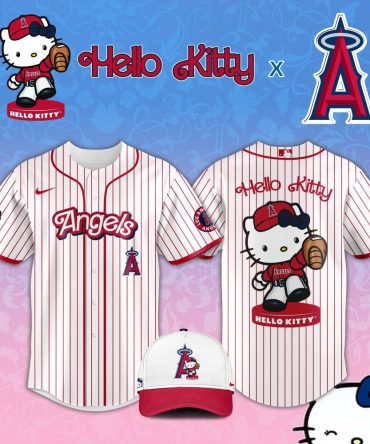 Hello Kitty X Angels Baseball Jersey - Cute & Sporty Fan Gear