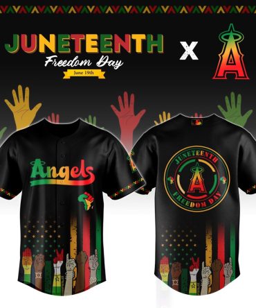 Celebrate Juneteenth In Style With Angels Freedom Day Jersey - Limited Edition!