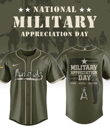 Honor Our Heroes: Angels Military Appreciation Jersey - Limited Edition Tribute
