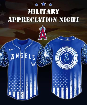 Angels Military Appreciation Night Jersey - Honor The Heroes In Style!