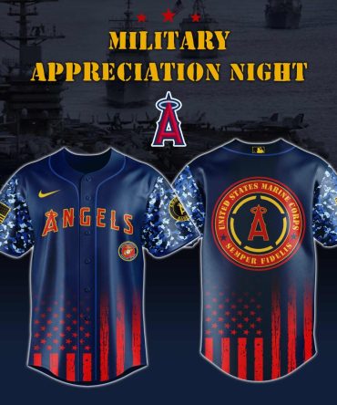 Angels Military Appreciation Jersey – Honor Veterans With Style & Comfort