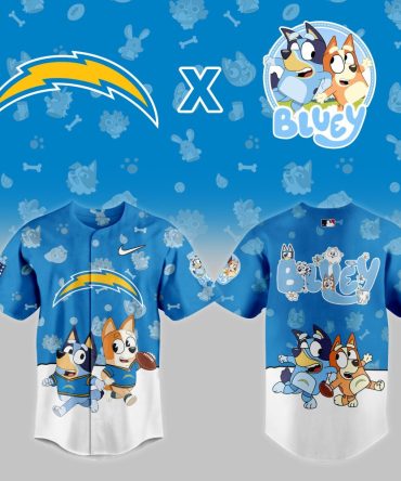 Limited Edition Chargers X Bluey Jersey – Perfect For Nfl Fans & Kids!